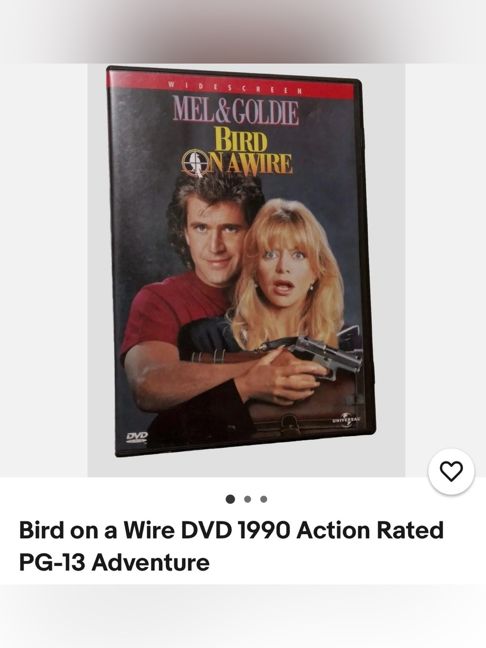 #3241*Bird on a Wire DVD - subcategory classification
